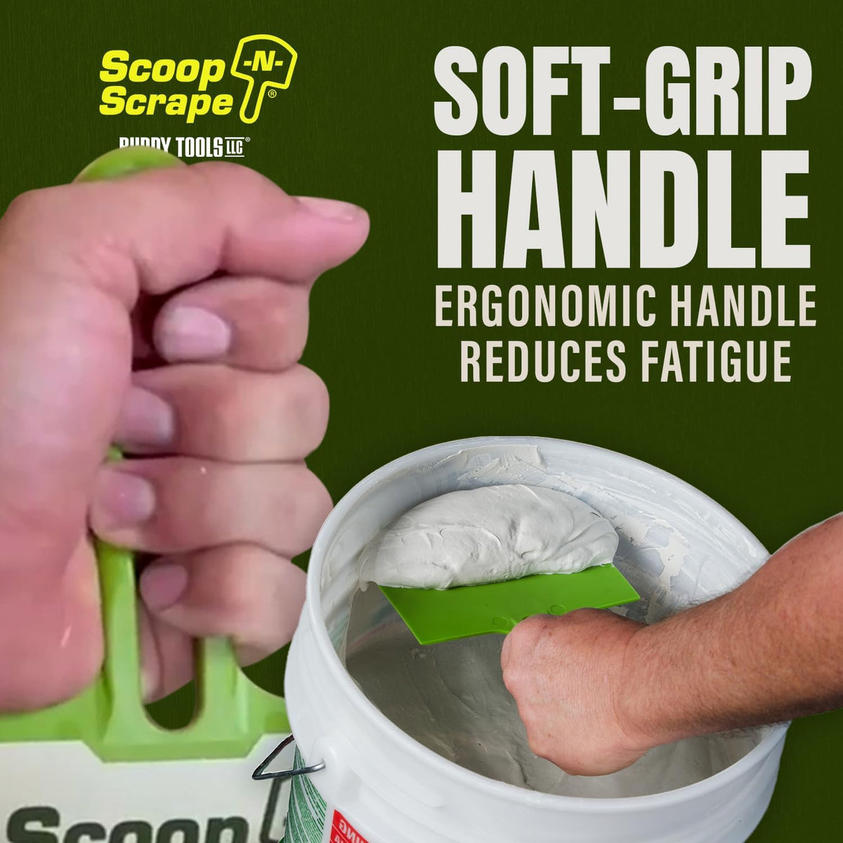 Buddy Tools Scoop-N-Scrape Bucket Scoop