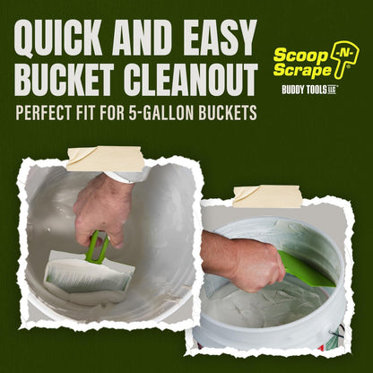 Buddy Tools Scoop-N-Scrape Bucket Scoop