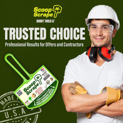 Buddy Tools Scoop-N-Scrape Bucket Scoop