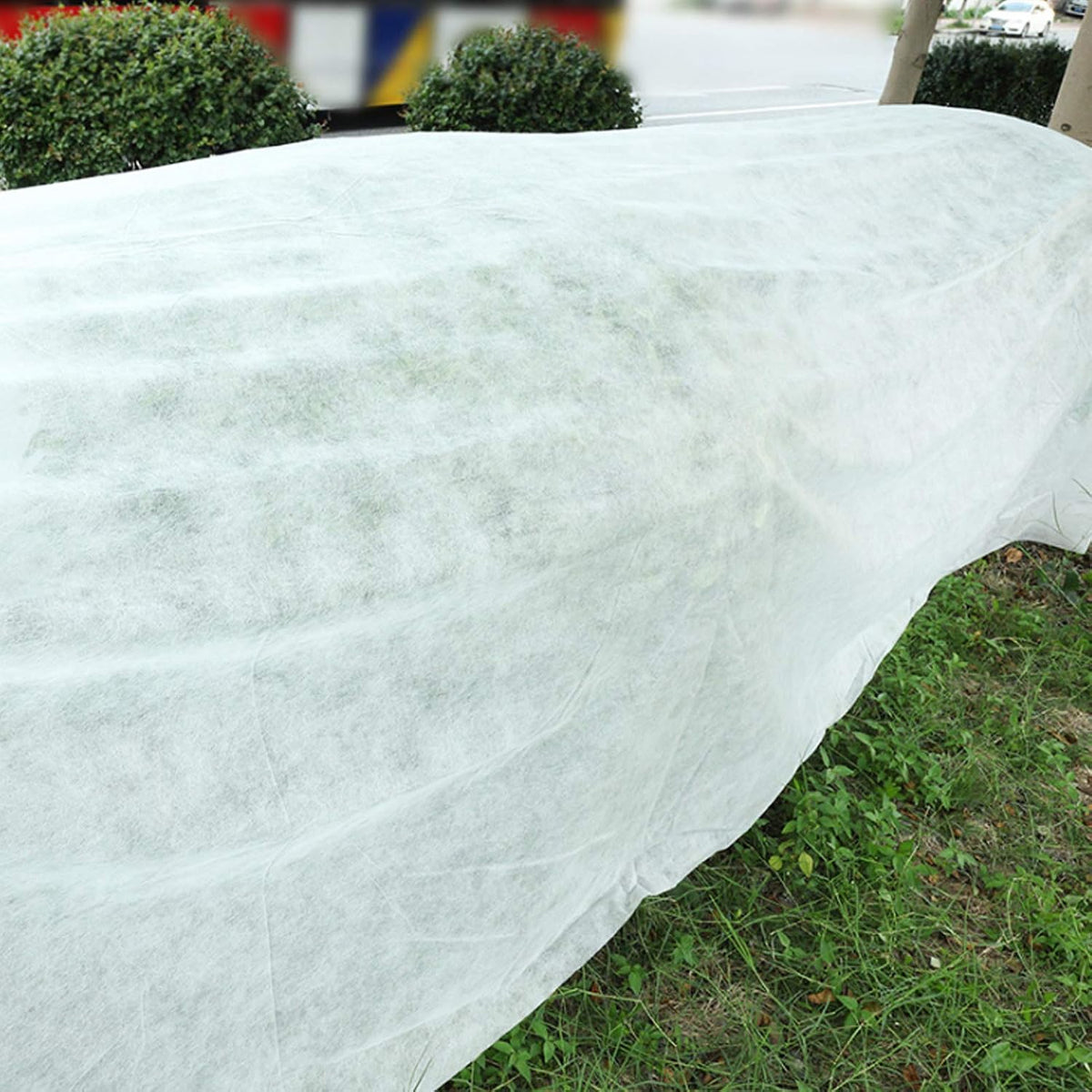 Plant Covers Blanket Heavy Duty Non Woven Floating Row Cover for Garden Vegetables Flowers Outdoor Plants Cold Weather Plant Cover Cloth Winter Frost Protection Flower Blanket Nan (White #11)