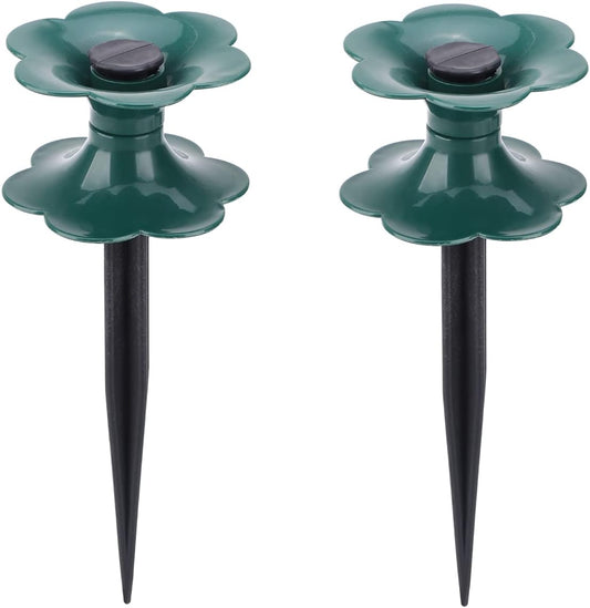Garden Hose Guide Spikes, 2 Pcs Hose Guide Garden Water Hoses Spike Stakes Long Plastic Spike Plant Saver Tool for Plant Protection Yard Garden