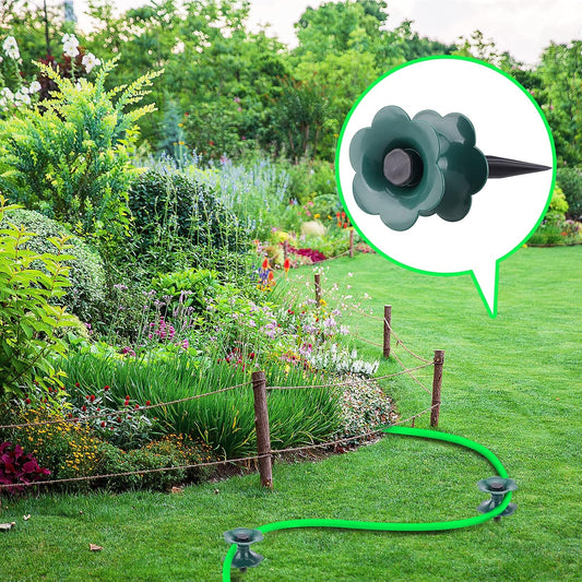 Garden Hose Guide Spikes, 2 Pcs Hose Guide Garden Water Hoses Spike Stakes Long Plastic Spike Plant Saver Tool for Plant Protection Yard Garden