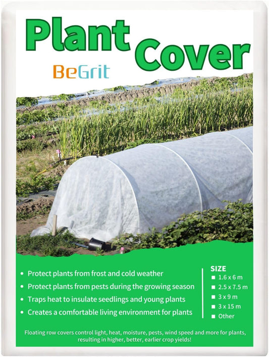 Plant Covers Freeze Protection 10 ft x 30 ft Floating Row Cover 0.95 oz/yd² Frost Blankets for Plants Winter Frost Pests Protection