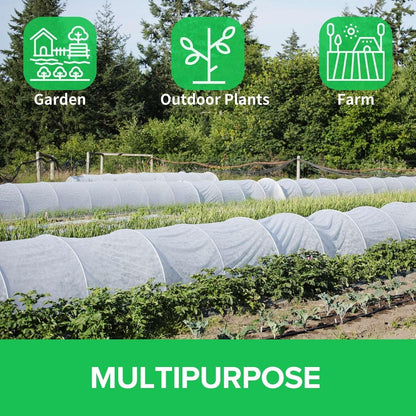 Plant Covers Freeze Protection 10 ft x 30 ft Floating Row Cover 0.95 oz/yd² Frost Blankets for Plants Winter Frost Pests Protection