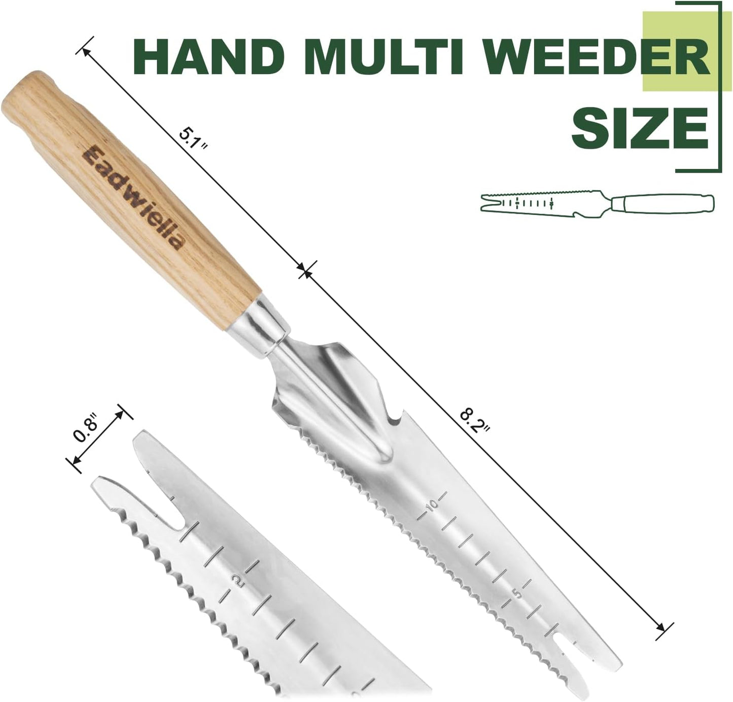 Crack Weeder Crevice Weeding Stainless Steel Lightweight Tool