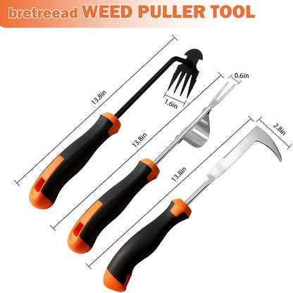 Weed Puller Tool, 2026 New Portable Hand Weeder Tool, Weeding Tool with Stainless Steel, Garden Tools for Plant & Weeding, Crack Weeder Crevice Tool, Weed Remover Tool for Farm & Backyard