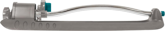 Adjustable Rectangular Lawn Sprinkler, Water Sprinkler for Large Area Coverage, Hose Sprinkler for Lawn and Garden, Gray
