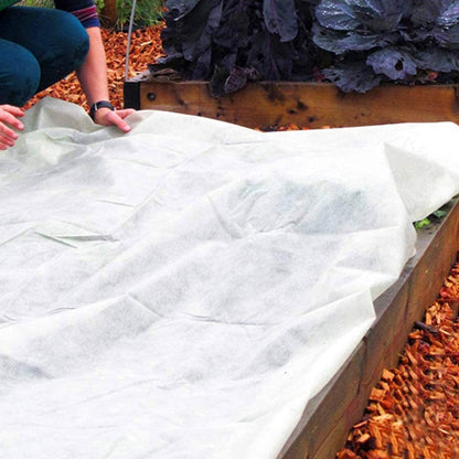 Winter Plant Covers Freeze Protection -Warm Rectangle Plant Protection Cover, Frost Cloth Blanket Protecting Fruit Tree Potted Plants from Freezing Animals Eating (13 x 6.5 Feet)