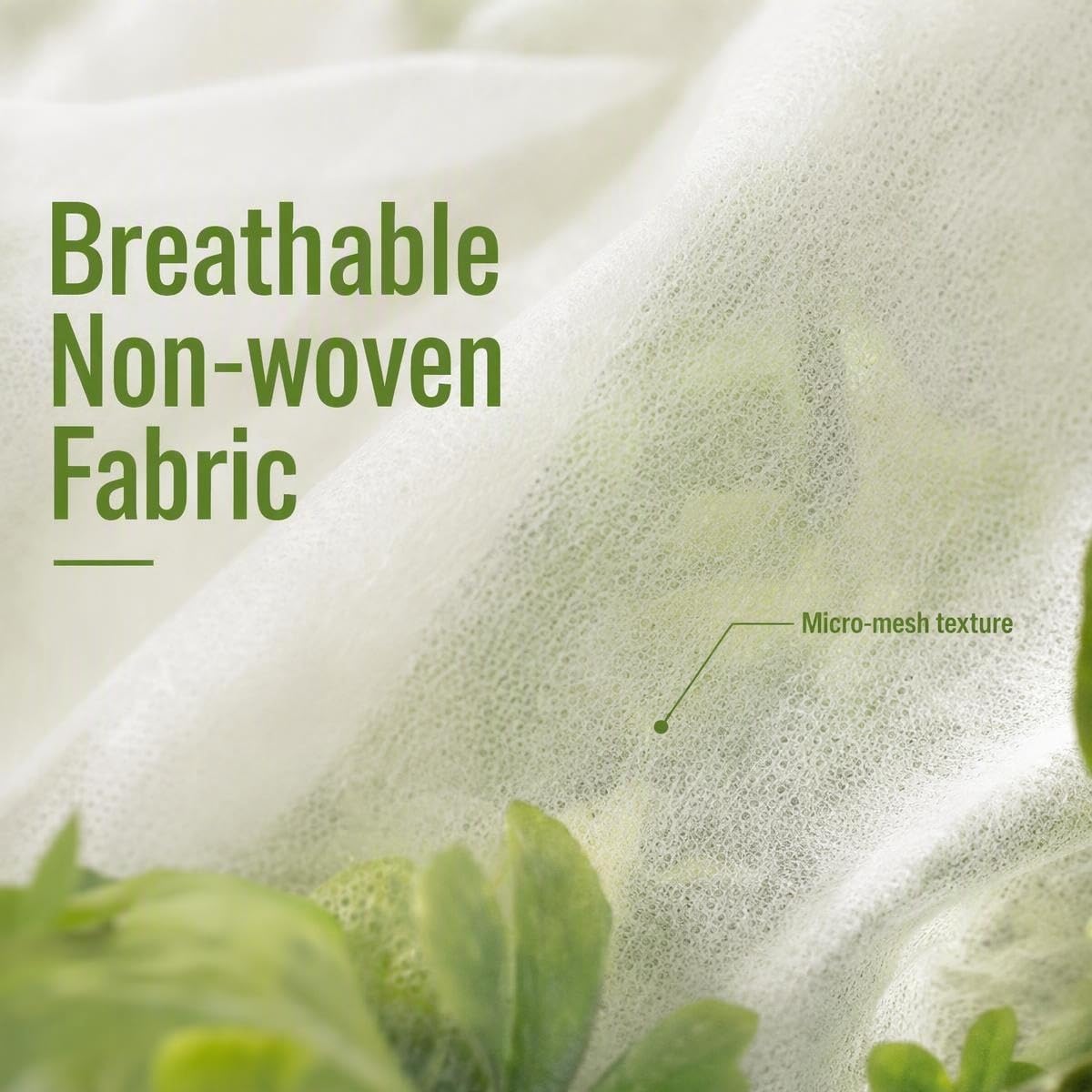 Plant Covers Freeze Protection,10x50FT Frost Cloth Row Covers