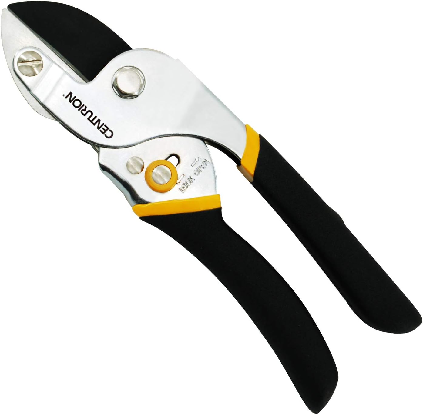 193 All Steel Blade Sharp Anvil Pruner, Non-Stick Rust-Resistant Coating Blade