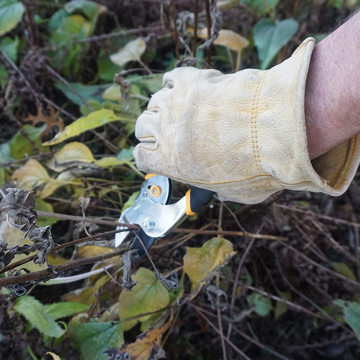 193 All Steel Blade Sharp Anvil Pruner, Non-Stick Rust-Resistant Coating Blade