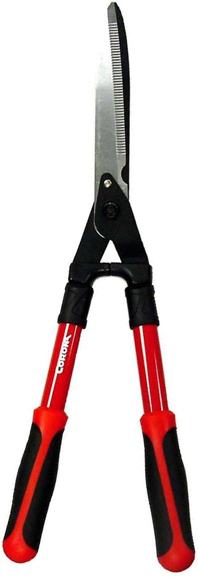 Corona AH 4220 Compound Action Hedge Shear, 8-1/2-Inch Blade , red