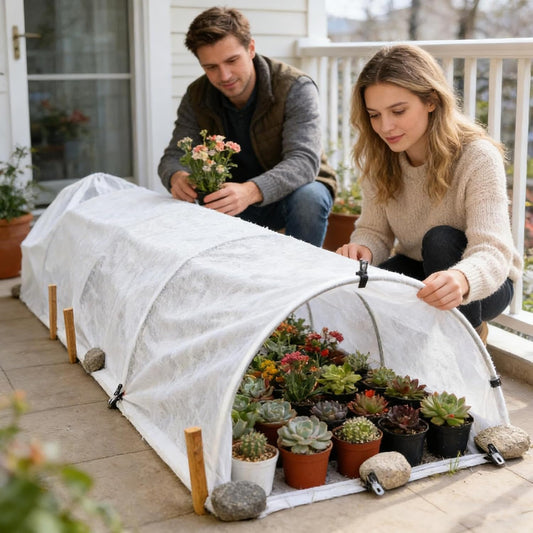 Frost Cloth Plant Freeze Protection Floating Raised Bed Protector