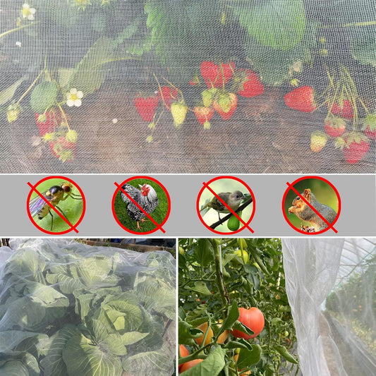 Garden Netting 10x33ft - Ultra Fine Mesh Insect Bug Screen Barrier