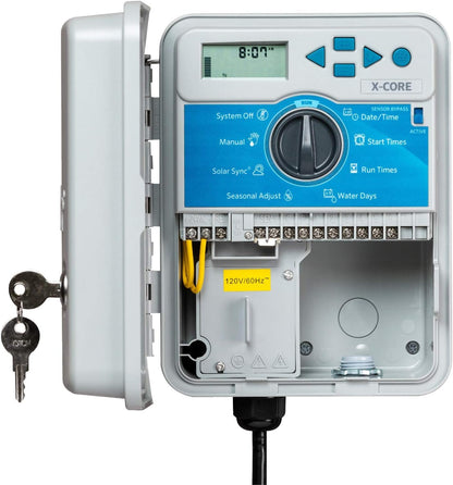Hunter X-Core 6 Zone Sprinkler Timer, Indoor/Outdoor Sprinkler Controller