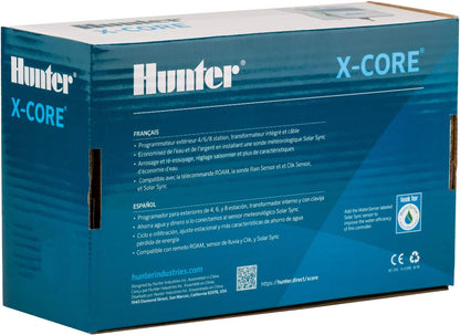 Hunter X-Core 6 Zone Sprinkler Timer, Indoor/Outdoor Sprinkler Controller