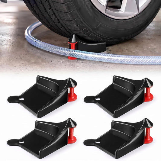 4 Pack Car Hose Guide for Pressure Washer Hoses, Black