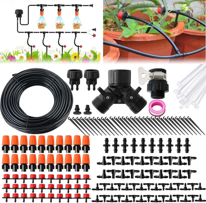 Drip Irrigation Kit, 1/4" Blank Distribution Tubing
