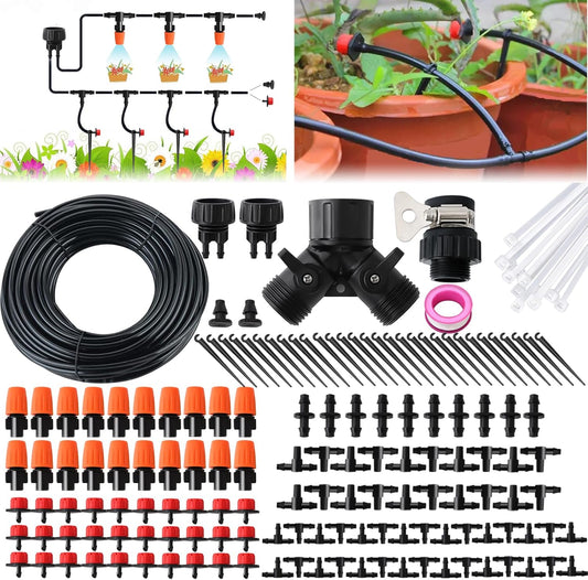 Drip Irrigation Kit, 1/4" Blank Distribution Tubing
