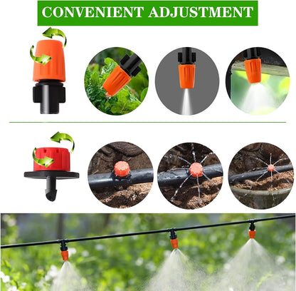 Drip Irrigation Kit, 1/4" Blank Distribution Tubing