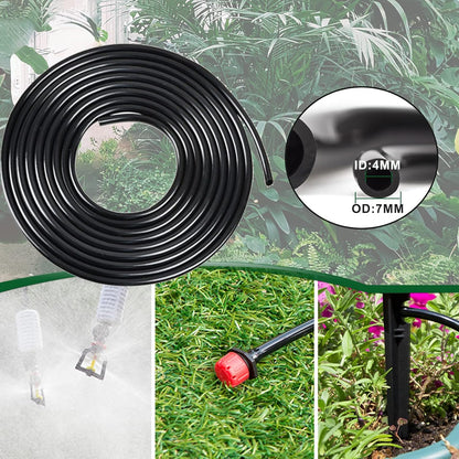 Drip Irrigation Kit, 1/4" Blank Distribution Tubing
