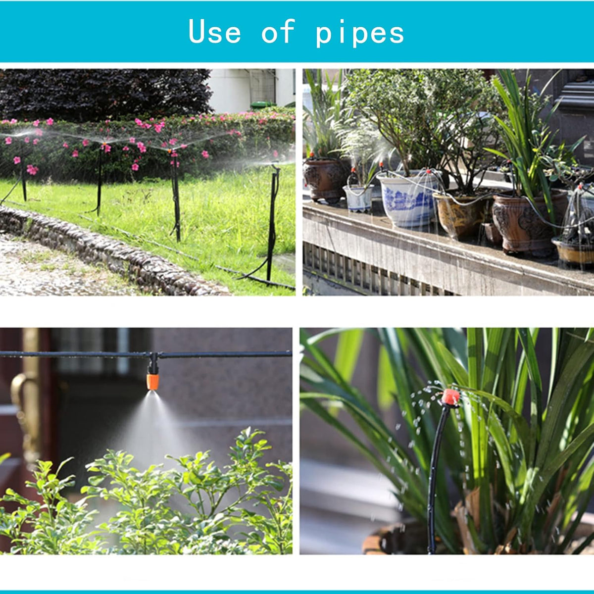 Drip Irrigation Kit, 1/4" Blank Distribution Tubing