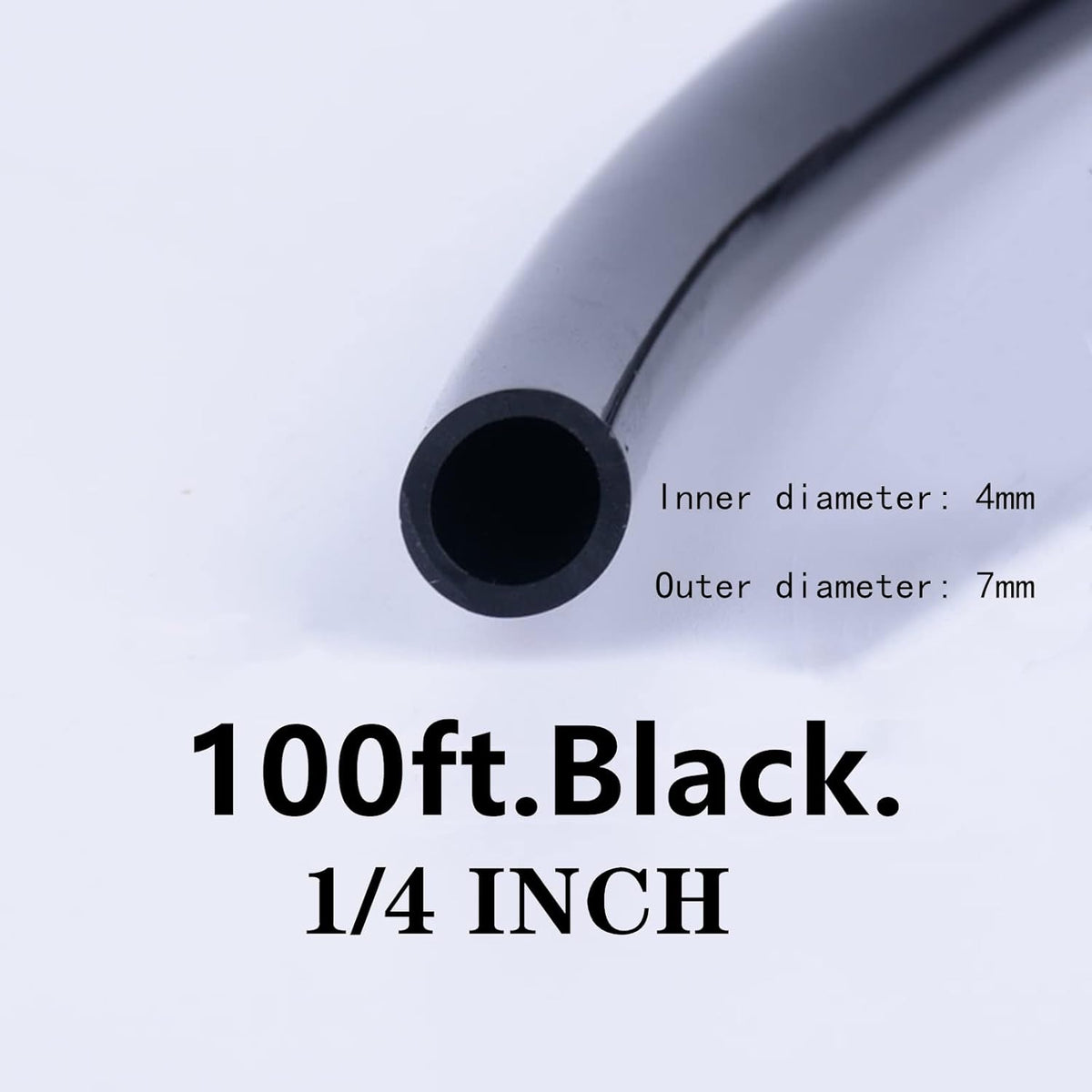 Drip Irrigation Kit, 1/4" Blank Distribution Tubing