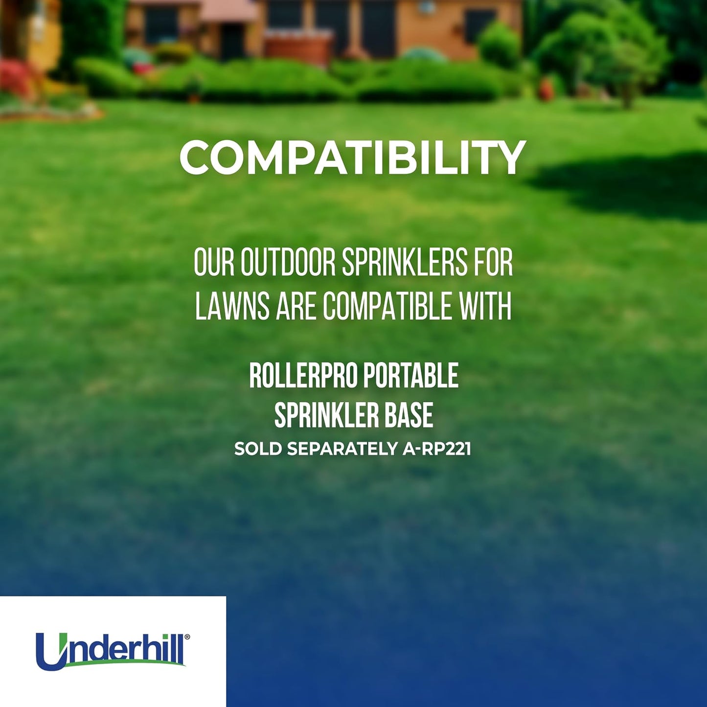 Rotating Brass Impact Sprinkler Head 360 Degree for Large Area, Lawn, Garden, Commercial Irrigation, 1-Inch Full Circle, 71-Foot, SI100F