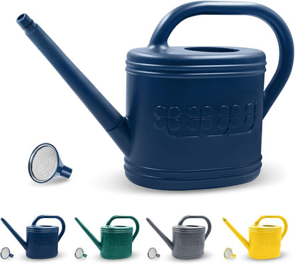 2 Gallon Garden Watering Can, Plastic Outdoor Watering Can for Plants