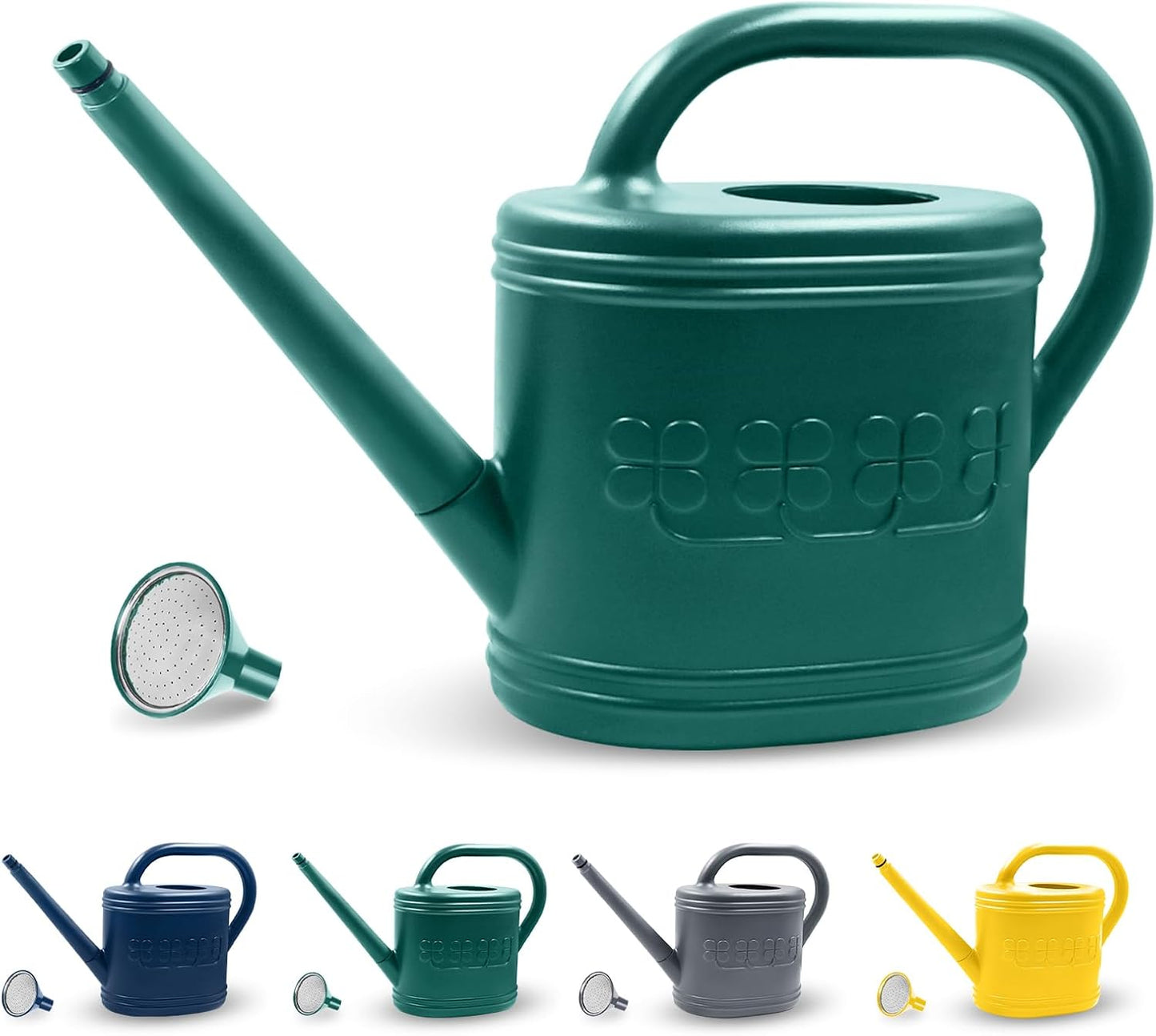 2 Gallon Garden Watering Can, Plastic Outdoor Watering Can for Plants