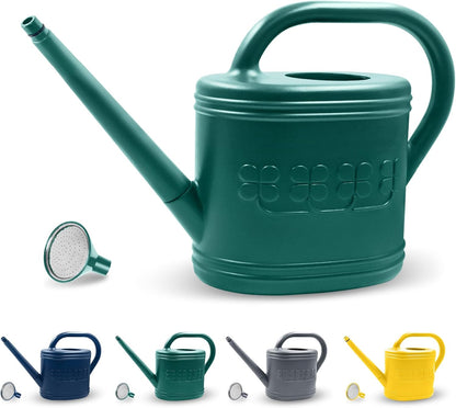 2 Gallon Garden Watering Can, Plastic Outdoor Watering Can for Plants