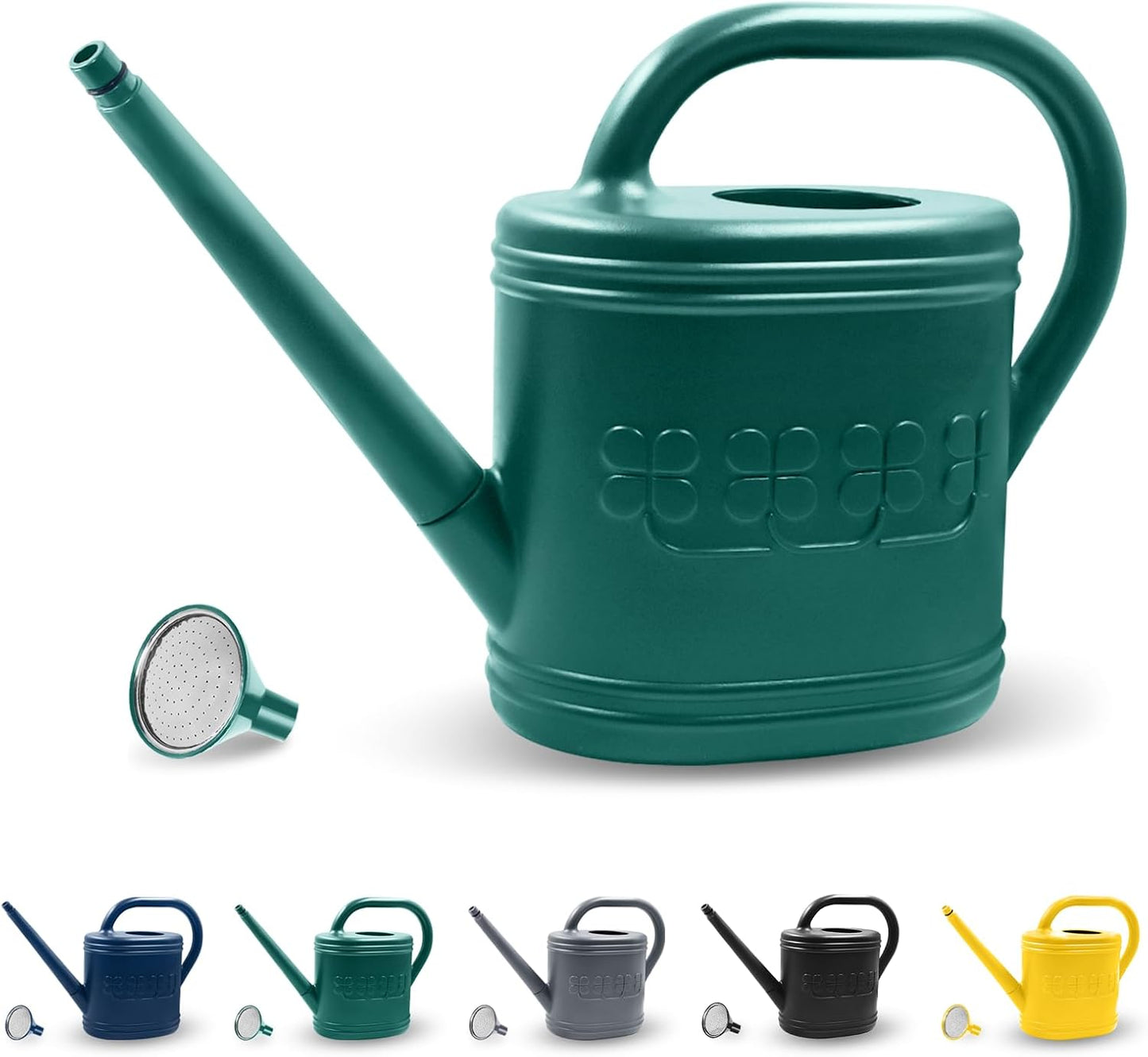 2 Gallon Garden Watering Can, Plastic Outdoor Watering Can for Plants