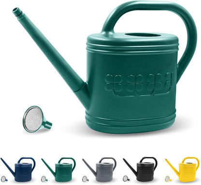 2 Gallon Garden Watering Can, Plastic Outdoor Watering Can for Plants