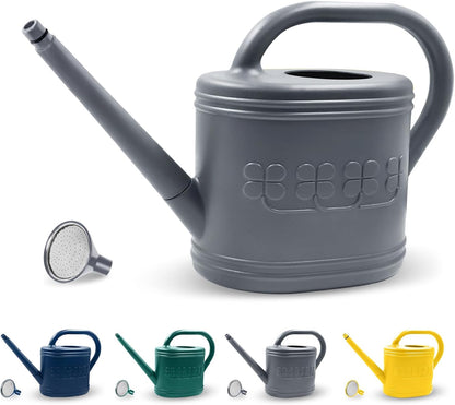 2 Gallon Garden Watering Can, Plastic Outdoor Watering Can for Plants