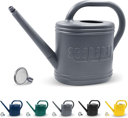 2 Gallon Garden Watering Can, Plastic Outdoor Watering Can for Plants