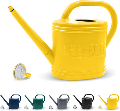 2 Gallon Garden Watering Can, Plastic Outdoor Watering Can for Plants