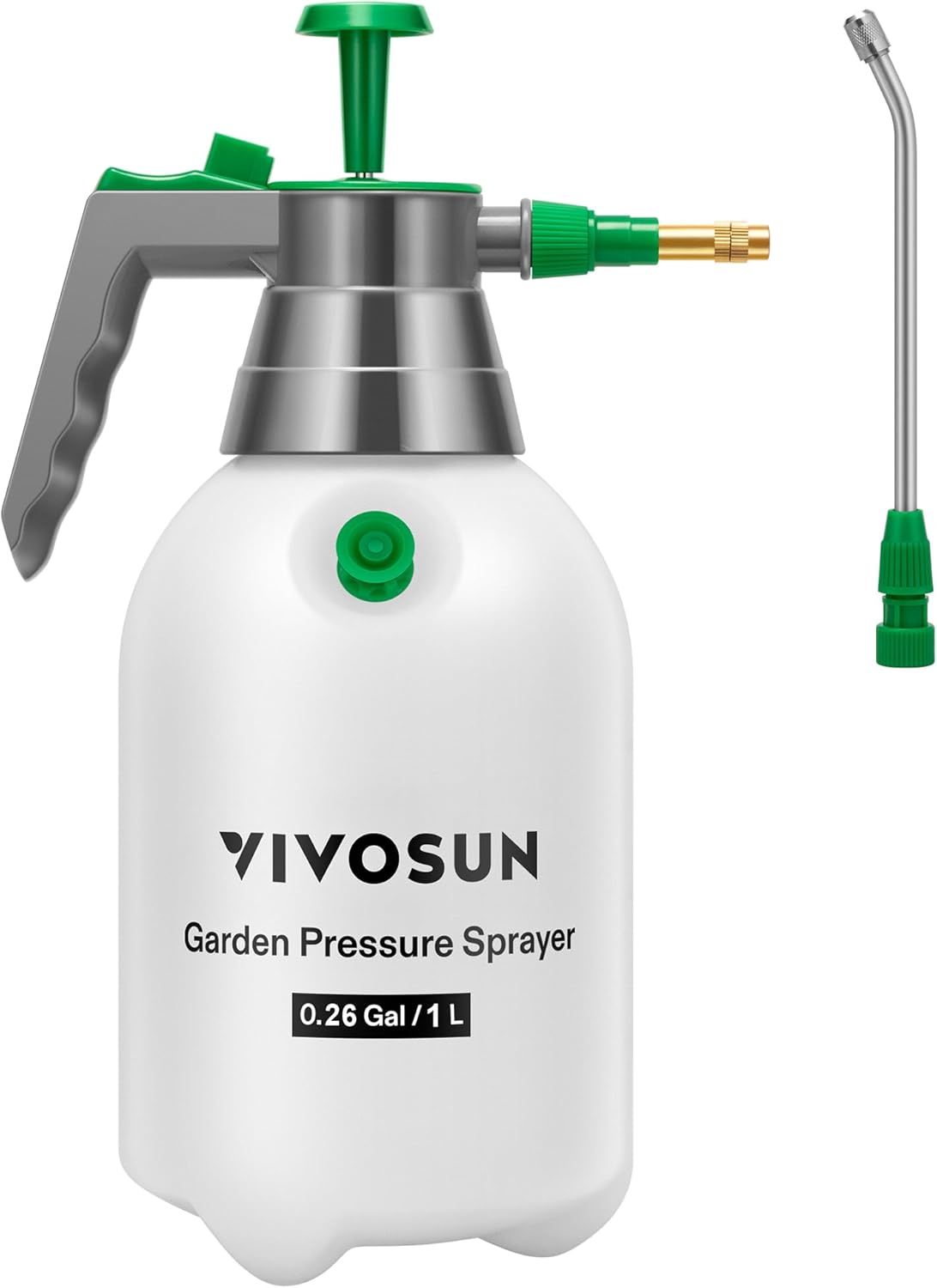 2L Pump Sprayer, 68oz Water Spray Bottle with Safety Valve