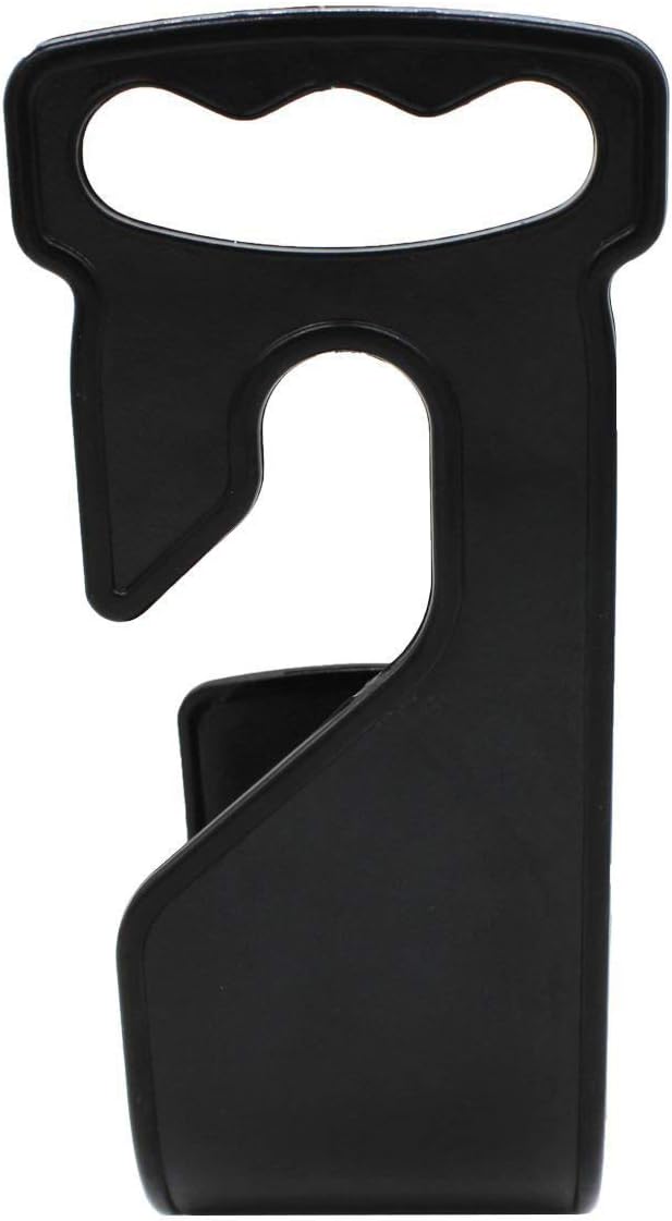 2 Pack Garden Hose Hanger Wall Mount Hose Holder Hook Fit to 25 50 75 100foot Hose (ABS Plastic, Black)