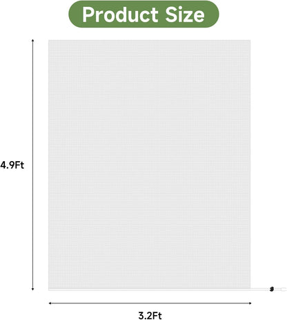 Bird Netting for Blueberry Bushes Protection, 4.9Ft x 3.2Ft, 3Pcs