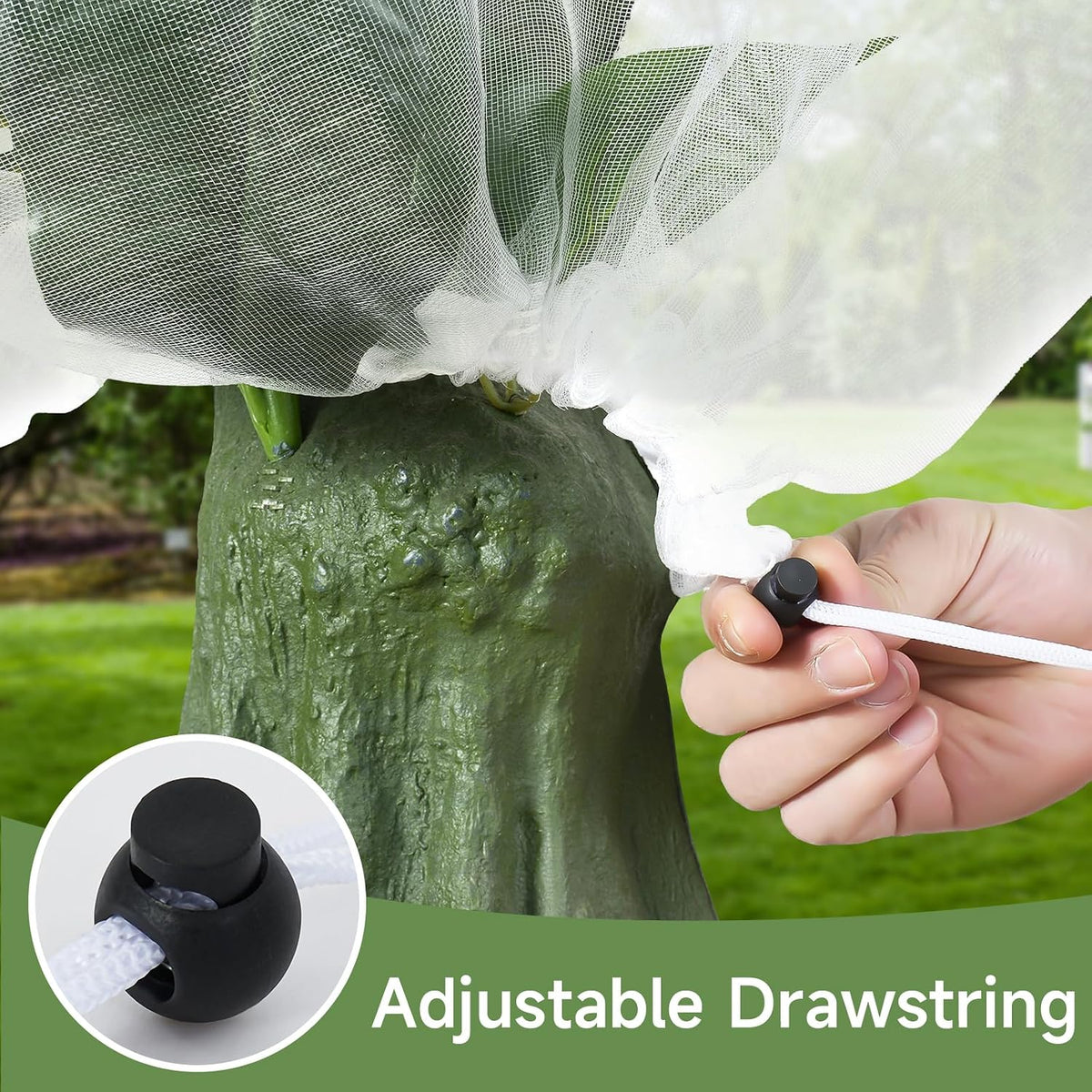 Bird Netting for Blueberry Bushes Protection, 4.9Ft x 3.2Ft, 3Pcs