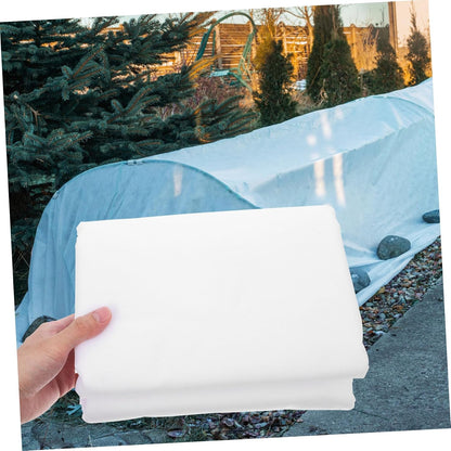 Nonwoven Shrub Freeze Protection Cover for Winter Plants Reusable Frost Blanket Drawstring Outdoor Vegetable Row Cover for Cold Weather Gardening