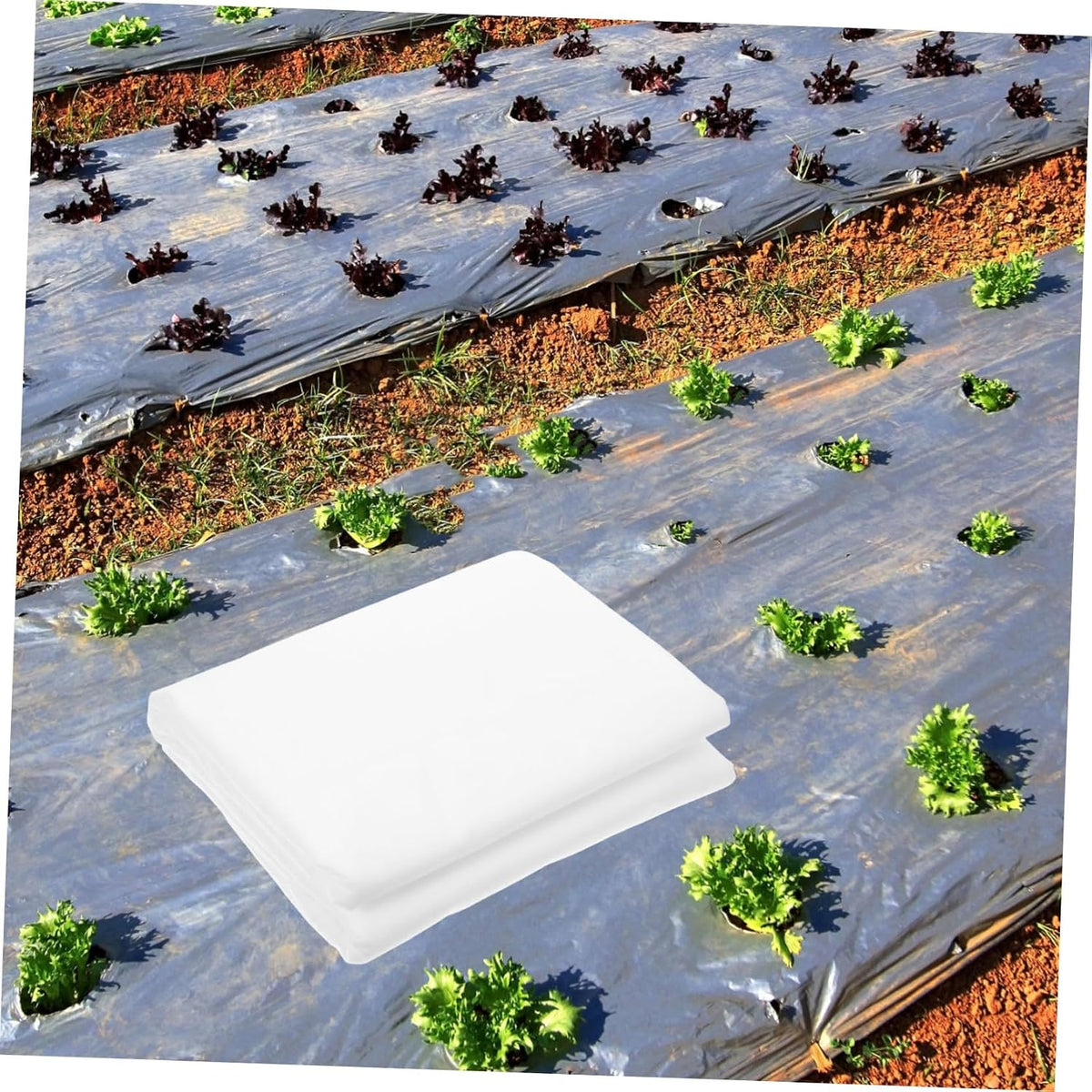 Nonwoven Shrub Freeze Protection Cover for Winter Plants Reusable Frost Blanket Drawstring Outdoor Vegetable Row Cover for Cold Weather Gardening