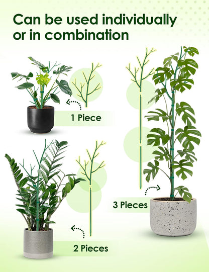 39.5" Comprehensive Plant Support Stake Set of 6 - Durable