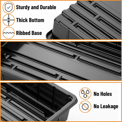 Seed Starter Trays, 5 Pack, 17"x10"x2.4"