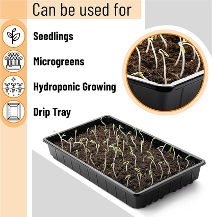 Seed Starter Trays, 5 Pack, 17"x10"x2.4"