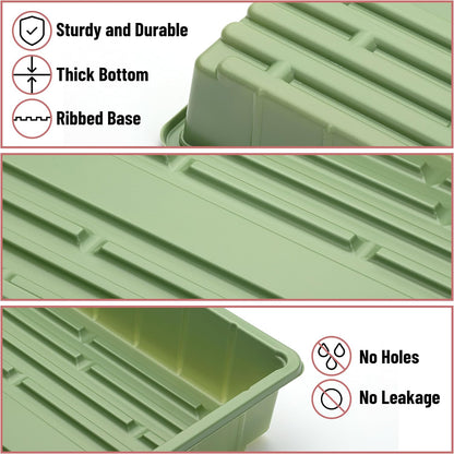 Seed Starter Trays, 5 Pack, 17"x10"x2.4"