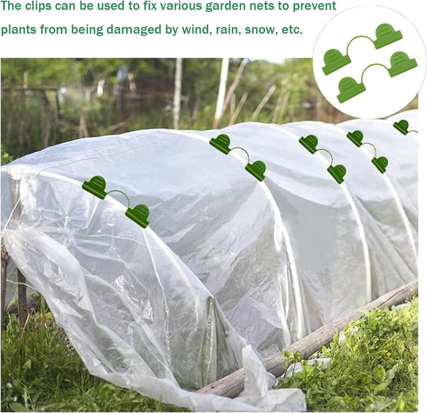 30Pcs Garden Hoop for Raised Beds, 6 Sets of 7FT Long DIY Greenhouse Hoops Grow Tunnel Fiberglass Plant Support Hoops Frame Rust-Free Garden Stakes for Netting Shade Cloth Row Cover Garden Supplies