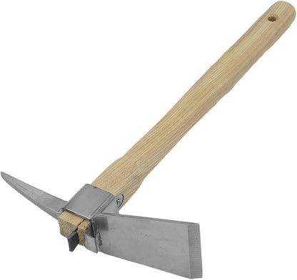 J606 Planting Hoe, 2.5-Inch Wide Stainless Steel Blade, 3-Inch Pick