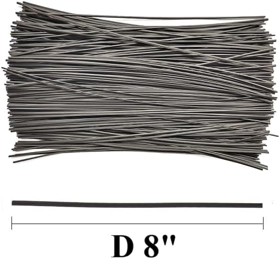 4.72",1000 Pcs,Black,Plastic Twist Ties, Garden Plant Twist Tie Cable Tie, Plastic Cable Ties for Bread Candy Bags, Gift Bags (4.72",Black)
