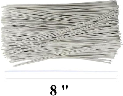 4.72",1000 Pcs,Black,Plastic Twist Ties, Garden Plant Twist Tie Cable Tie, Plastic Cable Ties for Bread Candy Bags, Gift Bags (4.72",Black)